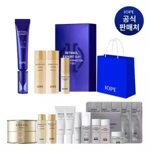 [내일도착/단독]아이오페 레티놀 엑스퍼트 0.1% 링클코렉터 30ml 기획세트(여행용 14종+쇼핑백)