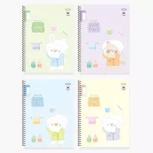 펜피아 초등 스프링 1-2 무제 노트 (5권입) 24매 공용 신학기 저학년 줄공책