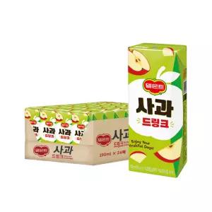델몬트 드링크팩 사과 190ml 24팩