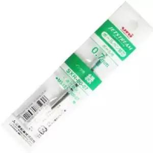 미쯔비시 제트스트림 다색볼펜 리필 SXR-80-07 0.7mm 녹 다스 10개입 색심 녹색 볼펜심 필기도구 가성비