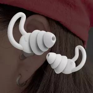 휴대용 재사용 수면용 귀마개/소음/방지/이어/플러그/수면/차단/실리콘/산업용/방음/수영장/귀마게