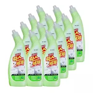 엘지 홈스타 락스와세제 허벌 시트러스 세정제 750ml 12개 욕실 변기 곰팡이 찌든때