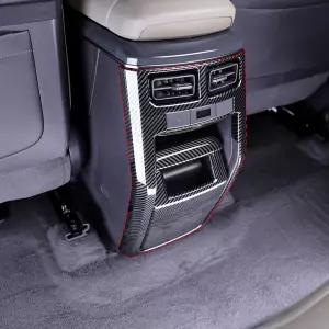 EV5 튜닝 2열 송풍구 커버 카본 몰딩 용품