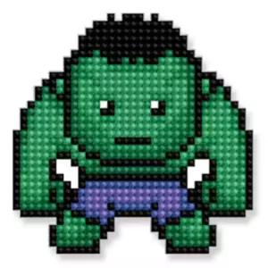 마블 어벤저스 헐크 보석십자수 스티커 10x10cm