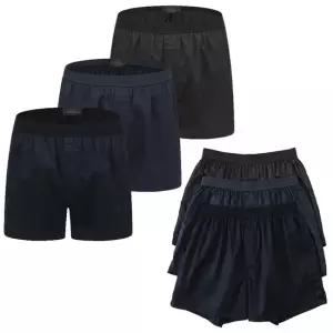남자 면사각팬티 아웃밴드 주자직 80수 트렁크 3매세트