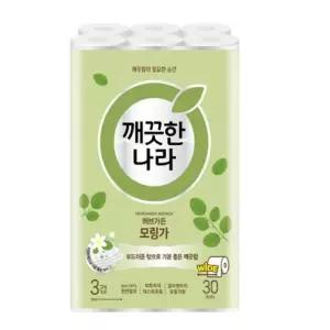 깨끗한나라 허브가든 모링가 와이드 30m 30롤 1팩