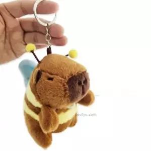 고품질 파닥파닥 날으는봉제인형 리얼동물 키링 귀여운 날개움직이는 파닥파닥 카피바라키링 WFIJW3H