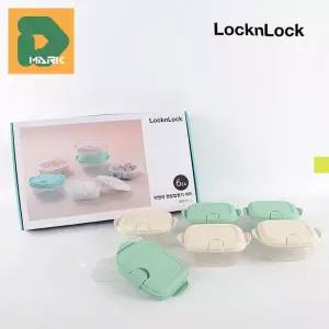 1인분씩 소분용기 6p 저장용 밥보관용기 냉동보관 세트용 전자레인지용 밀폐형 햇쌀 반찬통 사각용기