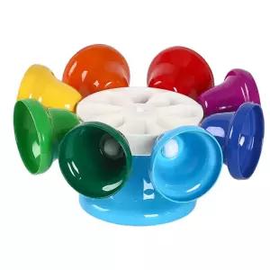 청량한 종소리 8음계 벨모양 실로폰 흔드는악기 유치원교구 어린이집장난감 교육완구