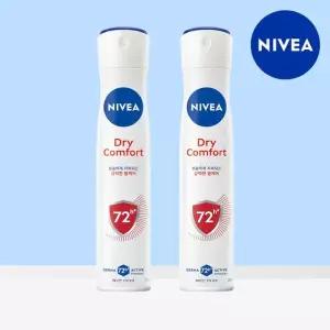 (eTV)니베아 데오드란트 스프레이 드라이콤포트 200ml 2개