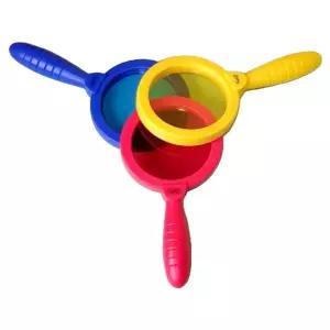 어린이집 색혼합 과학놀이용 손잡이 컬러렌즈 3종 홈스쿨링 이모선물 7세 교육장난감
