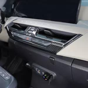 EV5 튜닝 센터페시아 송풍구 커버 카본 몰딩 용품