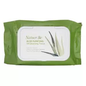 네추어 비 알로에 퓨리파잉 오일 클렌징 티슈 60매
