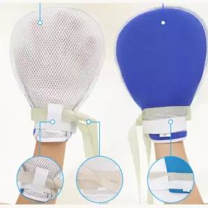 노인 환자 지퍼 통풍 치매 장갑 손목억제대 요양원 침대낙상방지 신체