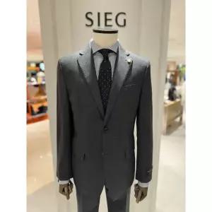 [롯데백화점]지이크 S/S 이태리프리미엄 수입 까노니코 원단 그레이 정장 수트 KK2068L