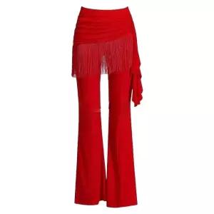 라인댄스복 팬츠 치마 밸리 무용 바지 태슬 치랭스 라틴