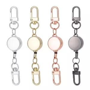 와이어 릴 키 홀더 ID카드 풀러 핀온릴 열쇠 분실 방지