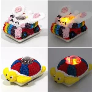 10인세트 늘봄교실 단체활동 볼클레이 LED 풀백자동차 만들기 과학관 학습원 실험교구