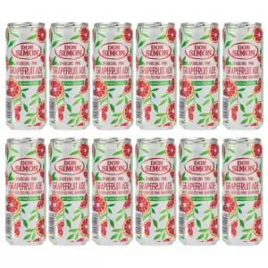 돈시몬 스파클링에이드 자몽 330ml 12캔