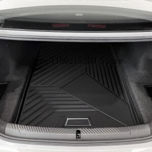 BMW 호환 5 시리즈 G60 2024-2025 트렁크용 고무 매트 TPE 자동차 수납 박스 패드 방수 후면