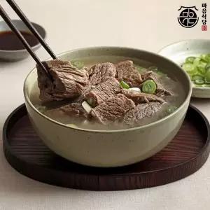 [신세계라이브쇼핑]I[마음식당] 국내산 뼈없는 소갈비탕 600g x 4팩, 실온보관 순살갈비탕