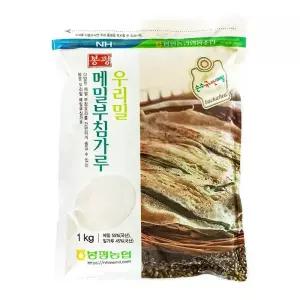  봉평농협 우리밀 메밀부침가루 1kg, 국내산 메밀과 우리밀로 만든 봉평 메밀부침가루