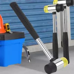 다용도 망치 작은 양면 미니 고무 망치 손망치 가정용 공구 캠핑