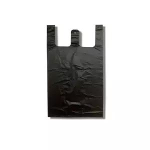 (1호 200장) 마트 봉투 손잡이 검정/검은/식당용/비닐/시장/다목적/가게용/슈퍼/속지/까만/가정/매장용