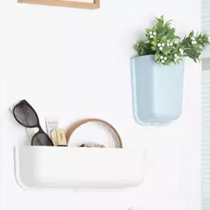 자석 수납함 걸이형 접착식 다용도 벽걸이 수납함 정리 용품 펜꽂이 사무실 싱크대 세면대 주방 도구 조리