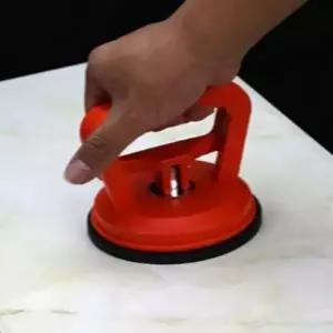 석션 컵 흡착기 수리용 운반용 강력 유리 흡착기 타일 핸들 고무판 대리석 운반기 미끄럼 방지 고정 부착