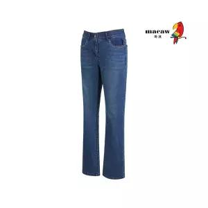 [아웃도어스/마코](여성)속밴딩 위싱 부츠컷 데님 팬츠_MNW1DP01