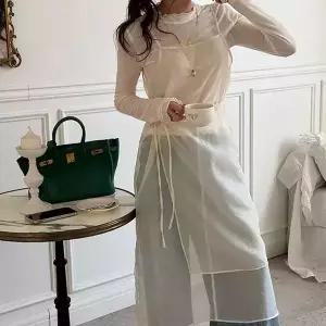 [난닝구] 롤케비 시스루랩나시원피스