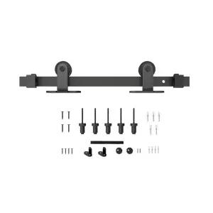 슬라이딩 도어 레일 상부 설치형 이중베어링 저소음 행거 바퀴 세트