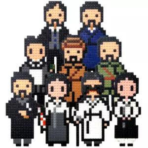 해피브릭 디폼 블럭 독립운동가 9인 만들기 세트 - 김구/안중근/남자현/유관순/윤봉길/김좌진/홍범도/안창호/신채호