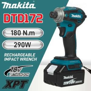 MAKITA DTD172Z 배터리 브러시리스 임팩트 드라이버 메모리 기능 4 모드