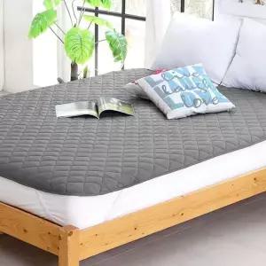 싱글 패드 데일리 극세사 사계절 누빔 패드 워싱 신혼부부 마이크로 인테리어 매트리스 기능성 두꺼운 침실