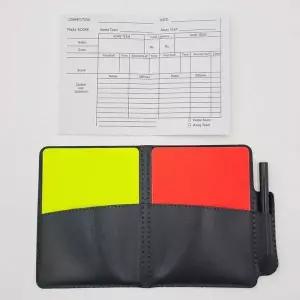 축구 심판 카드 수첩 경기기록 수기