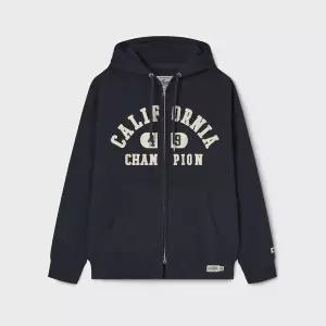 [후아유](센텀시티점)Signature Patch Hood Zip-up(Brushed) WHMZF4911U네이비