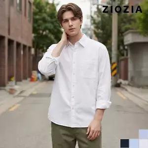 [지오지아] 오버핏 옥스포드 긴팔 셔츠 (ABE2WC1101)