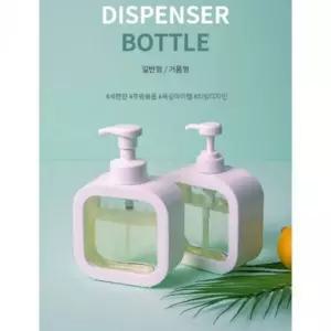 거품형 샴푸 디스펜서 500ml 소형 샴푸디스펜스 핸드워시통 주방용기 세제통