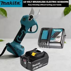 마끼다배터리 호환 마키타 18V 배터리 6.0Ah 브러시리스 전동 정원 가위 무선 도구 LED 디스플레이 포함 배