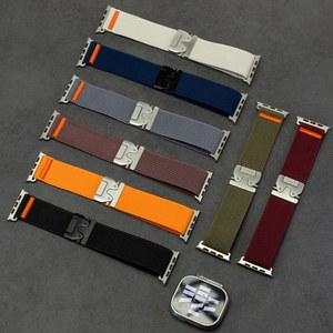 애플워치 11 10 울트라 2-3 밴드 49mm 42mm 46mm 44mm 8 7 패러슈트 스트랩 45mm SE용 시리즈 팔찌 아이워치 40-41mm 9 6 코레아