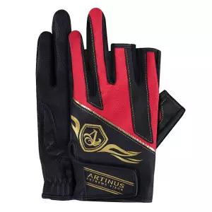 아티누스 AG-894 3컷 장갑 레드 낚시 피싱 장갑