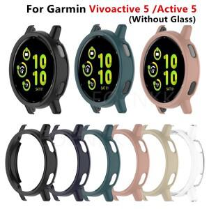 Garmin Vivoactive 5 용 호환 하드 엣지 보호 케이스 Vivo Active 쉘용 호환 스크래치 방지 방지 커버 PC