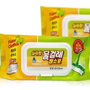 청소포 일회용 다용도 물티슈 물걸레 청소포 바닥 간편 패드 용품 먼지 시트 대형