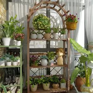 화분정리대 원목 진열대 정리대 다용도 다육이 거실