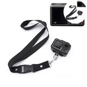 카메라 DJI 오즈모 액션 4 호환 액션캠 잠금 넥 스트랩 끈 줄 목걸이