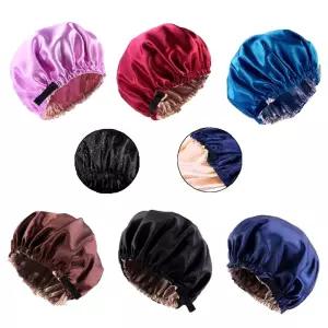 샤워헤어캡 미용재료 홈케어 사우나헤어용품 사우나 머리캡 방수캡 모자 파마모자 방지 샤워