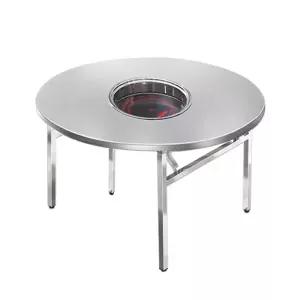 깡통 테이블 드럼통 레트로 난로 탁상용 스텐 포차 원형