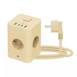 에코너 MT08 수직 타워형 캠핑 디자인 고용량멀티탭 USB C타입 충전기 콘센트 컴퓨터 안전멀티탭 